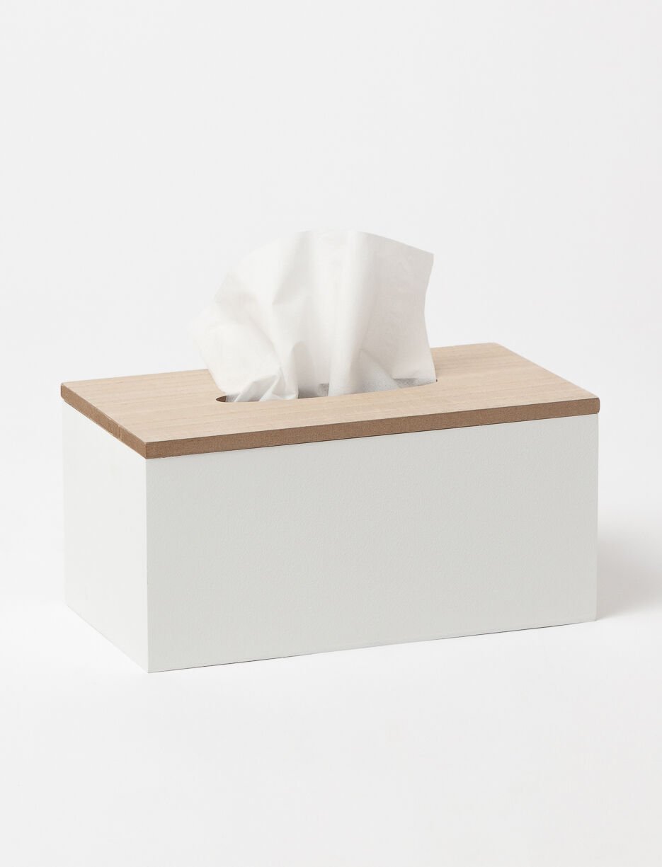 Boite à mouchoirs en bois
