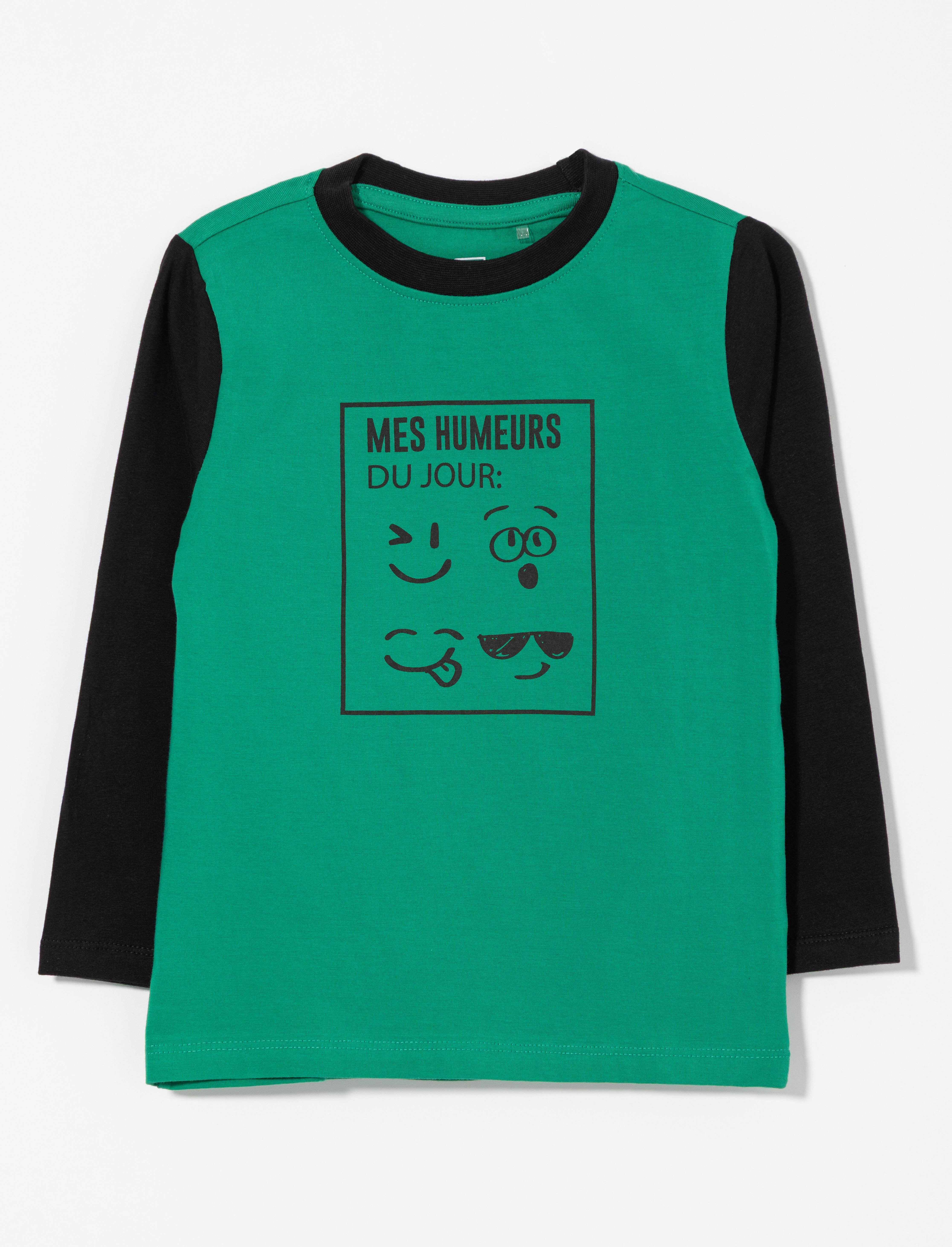T-shirt imprimé à col rond - petit garçon
