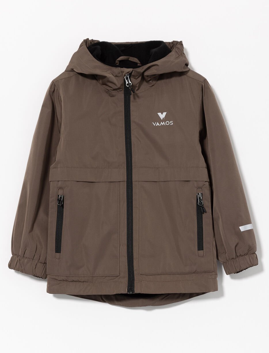 Mid-Season Coat with Fleece Lining - Little Boys