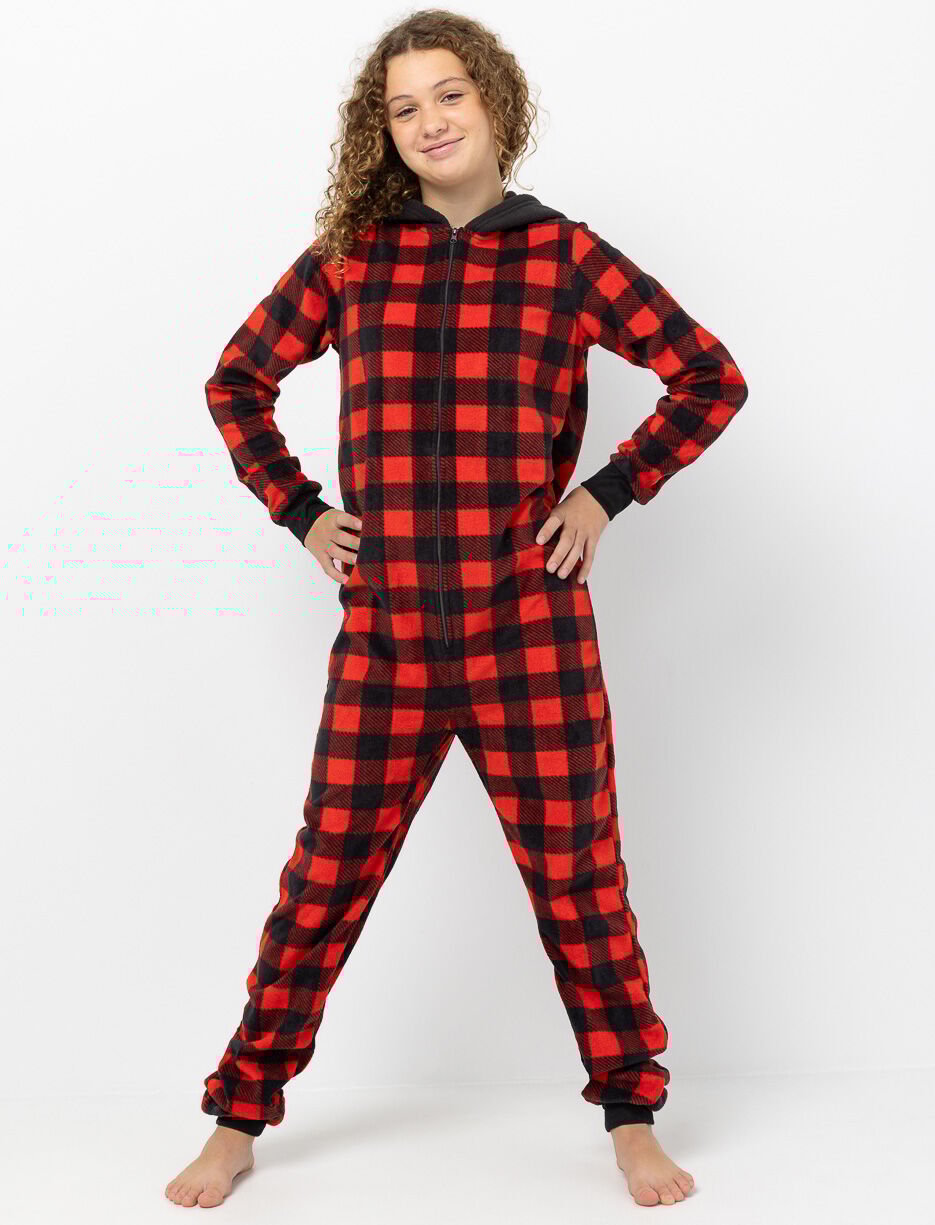 Printed Hooded Onesie PJ