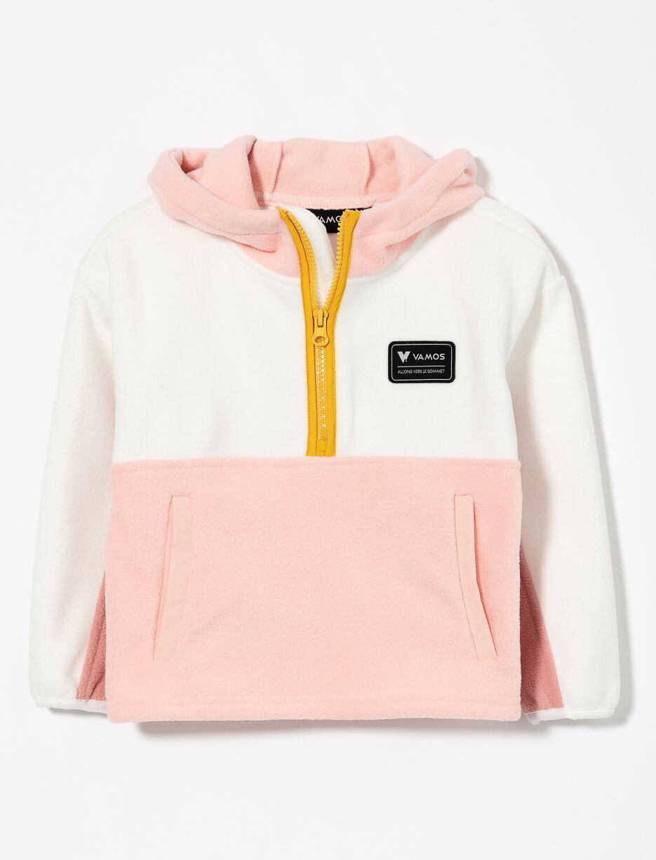 Half-zip Polar with Kangaroo Pocket - Little Girl