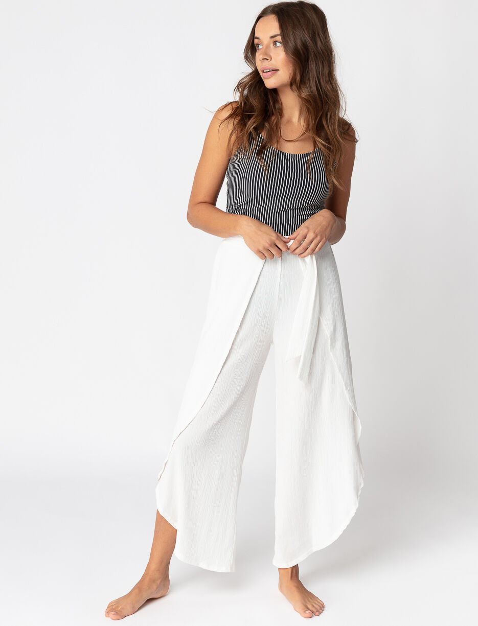 Pantalon ample avec ceinture