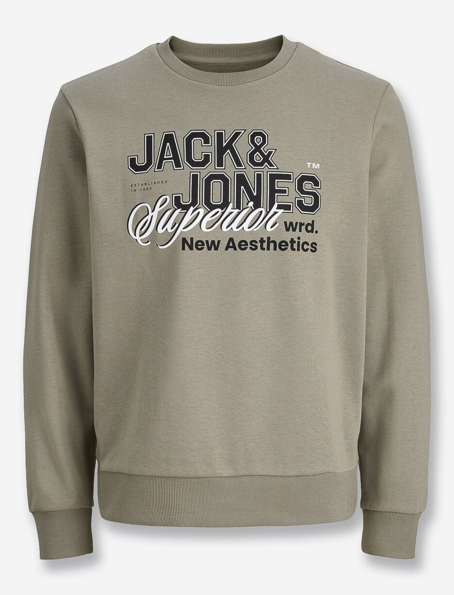 Printed Crew-neck Sweatshirt