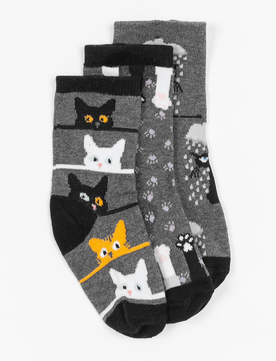 Chaussettes à la cheville à motifs - paquet de 3