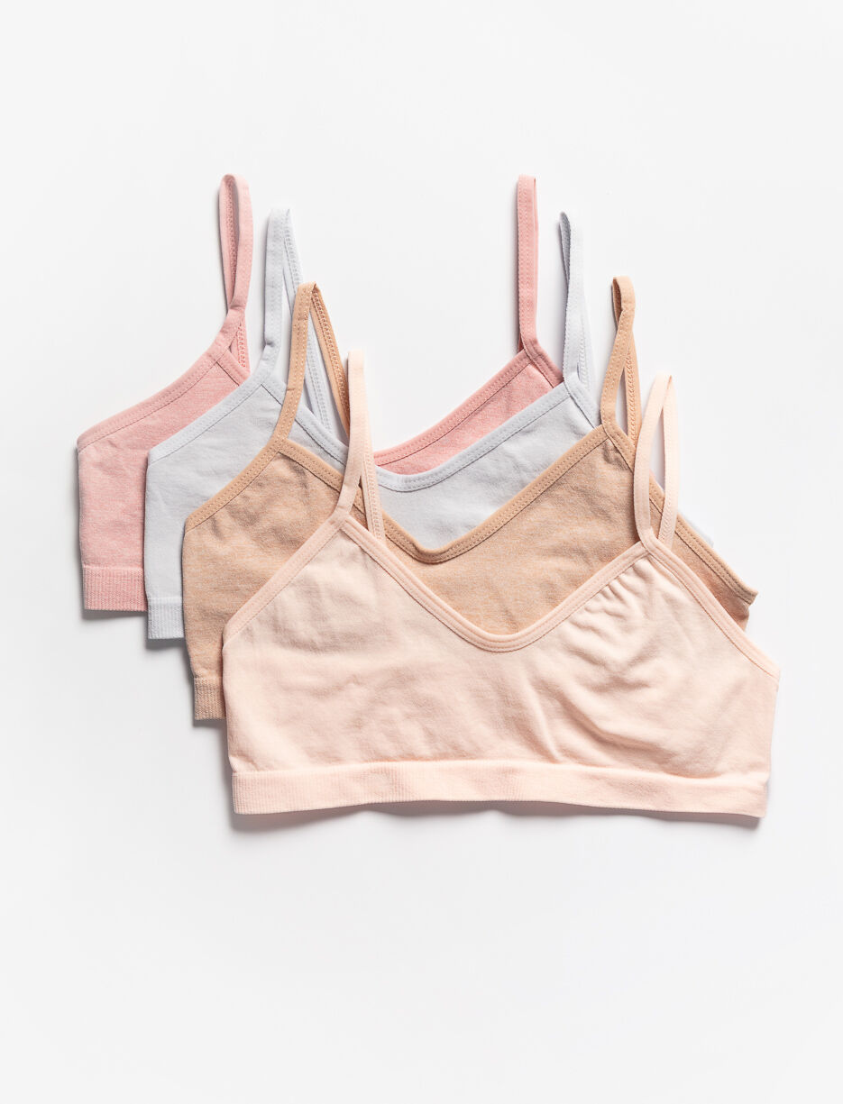 Bralettes à bretelles fines - paquet de 4