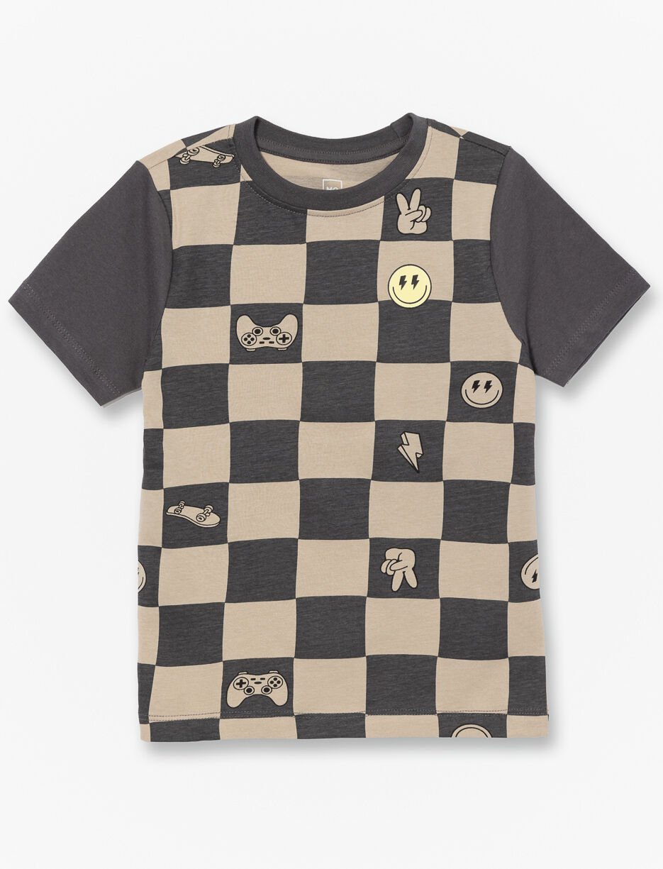 T-shirt en coton bio imprimé - petit garçon