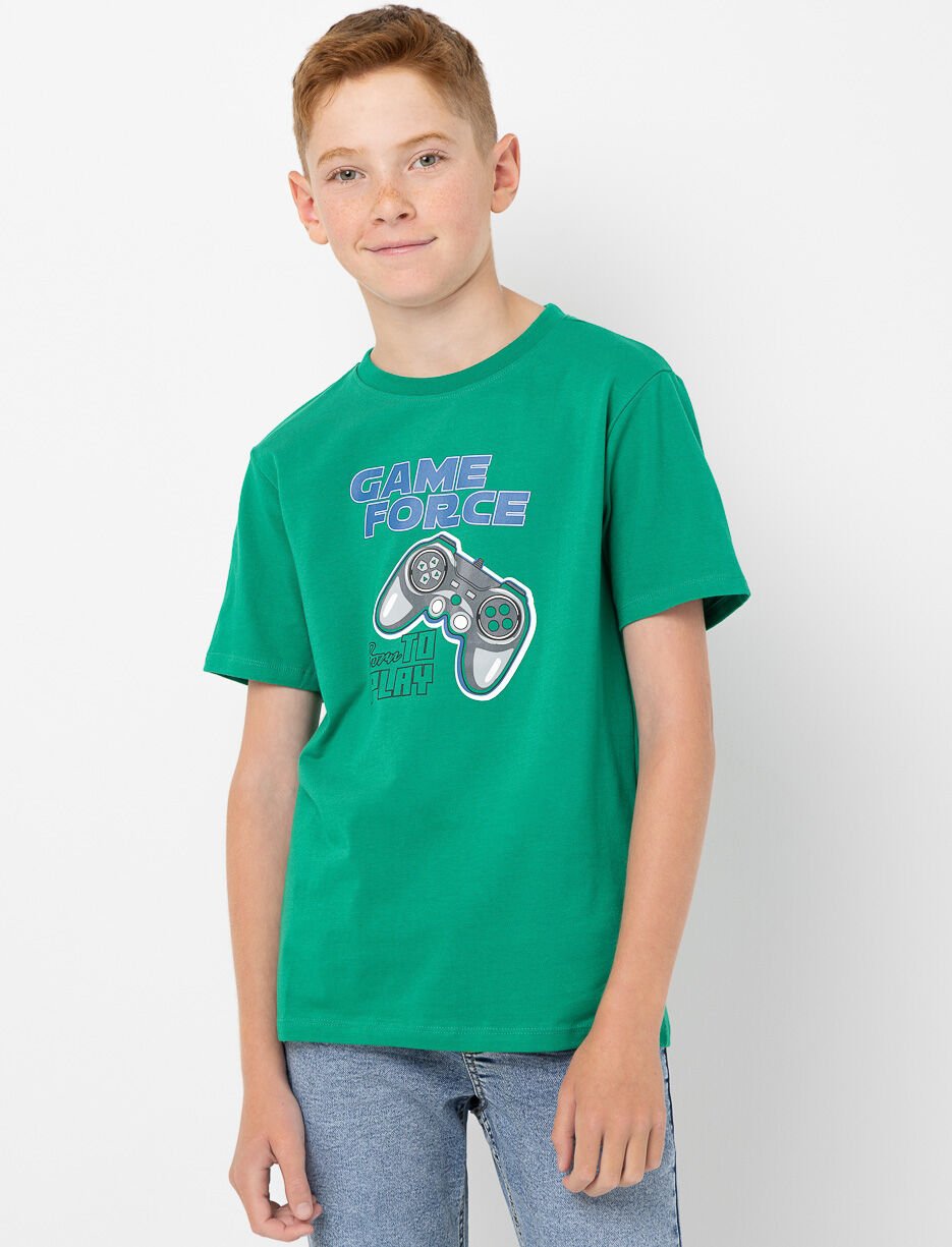 T-shirt imprimé à col rond