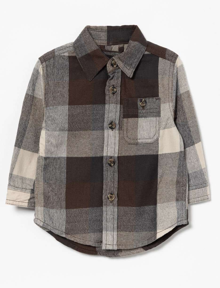 Chemise en flanelle à carreaux - bébé garçon