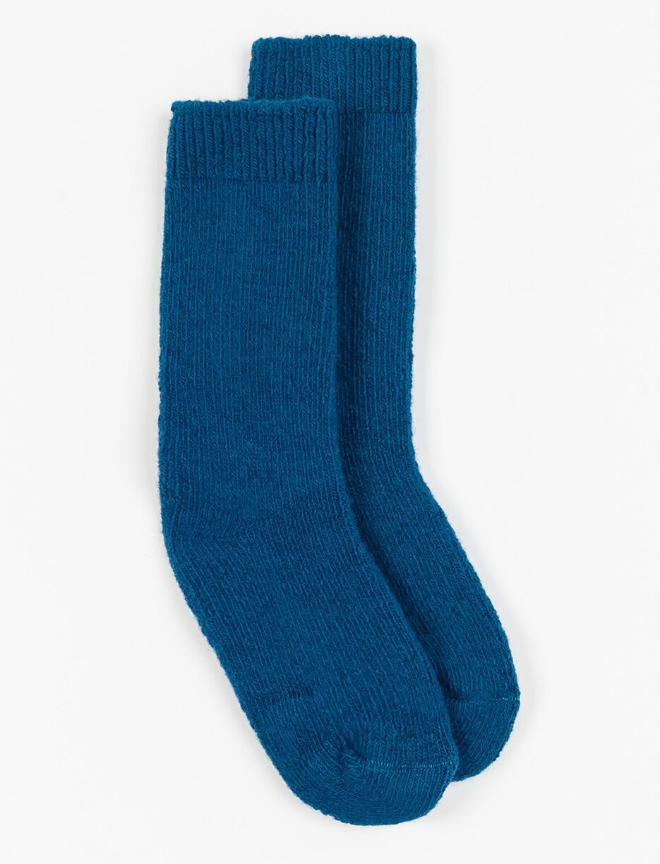 Chaussettes en laine cardée