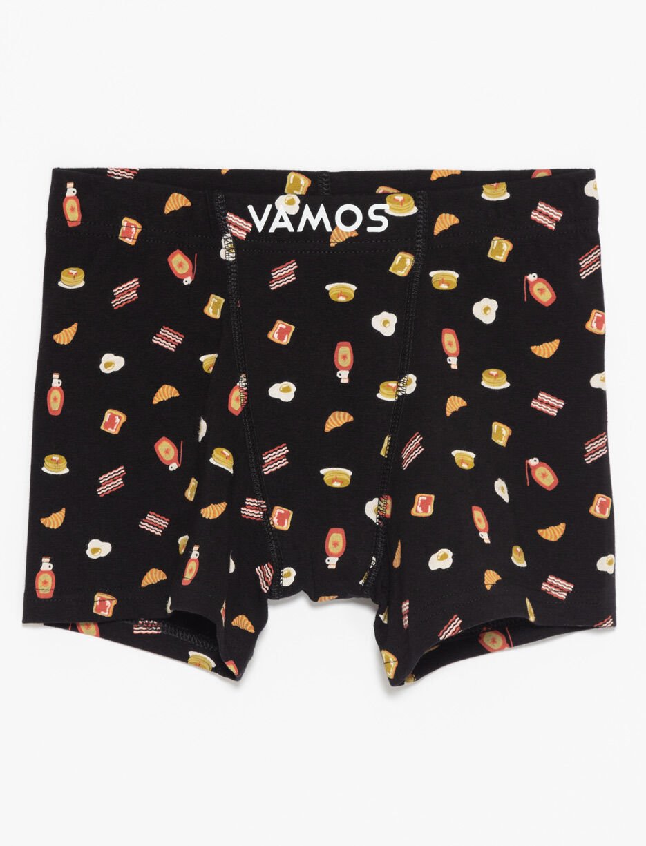 Boxeur à motifs en coton bio