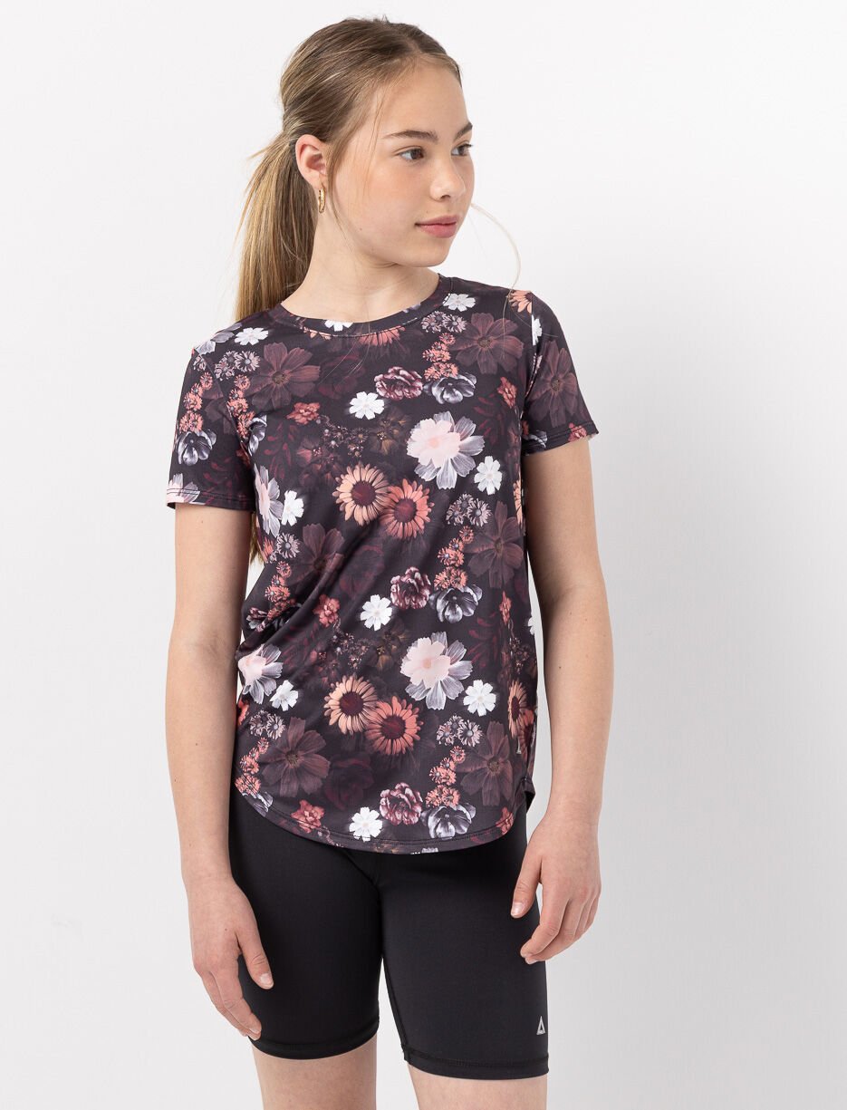 Sports T-shirt with Pleated Back