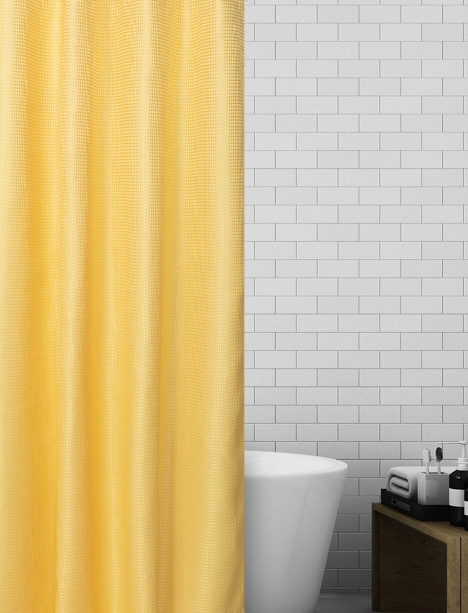 Rideau de douche en tissu