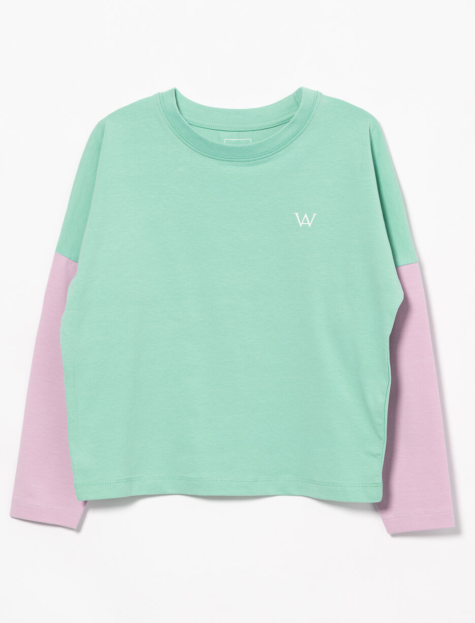 T-shirt à blocs de couleurs - petite fille