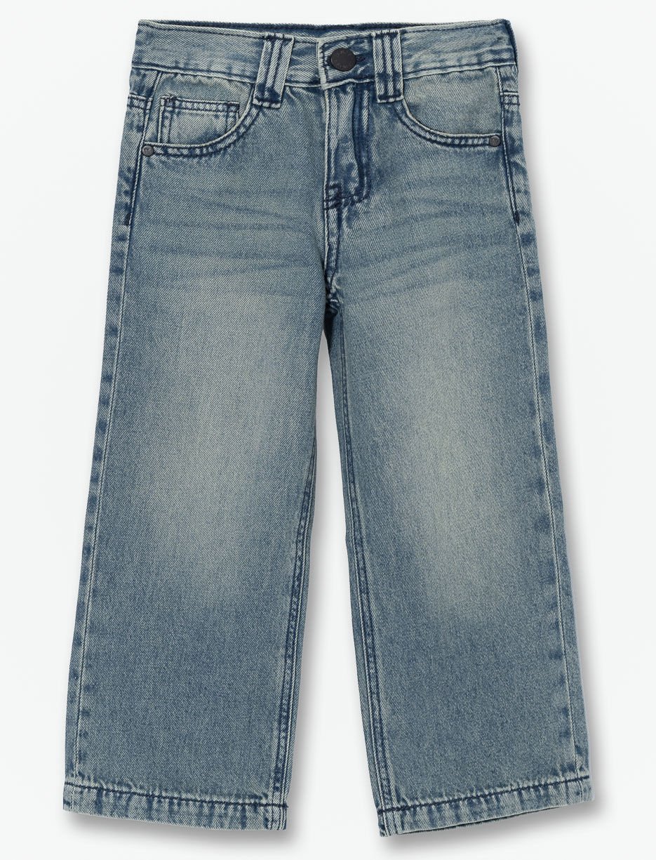 Jean &agrave; jambe droite