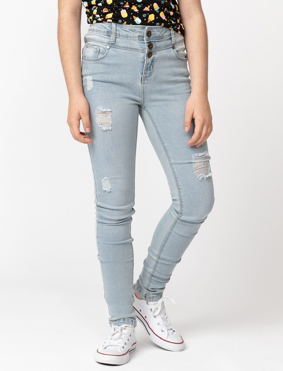 Jean skinny on sale déchiré
