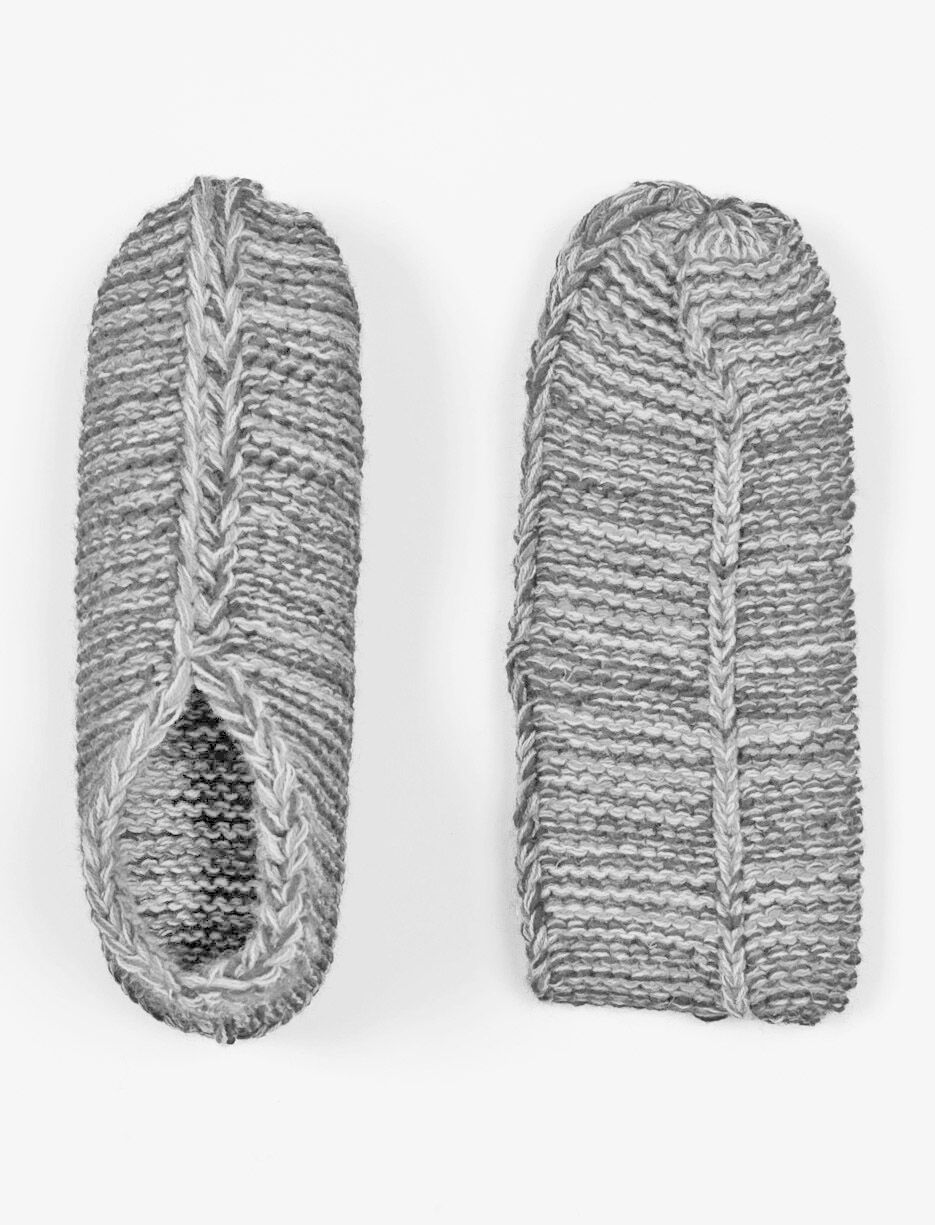 Pantoufles en tricot