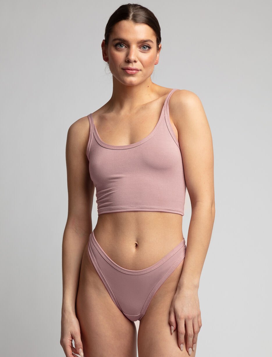 Bralette unie en bambou