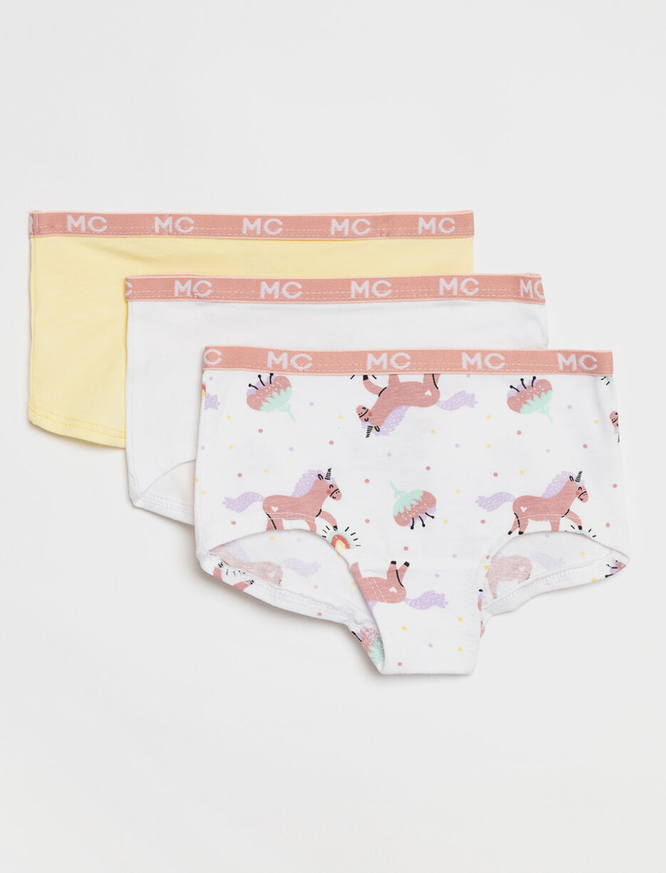 Culottes garçonnes - paquet de 3