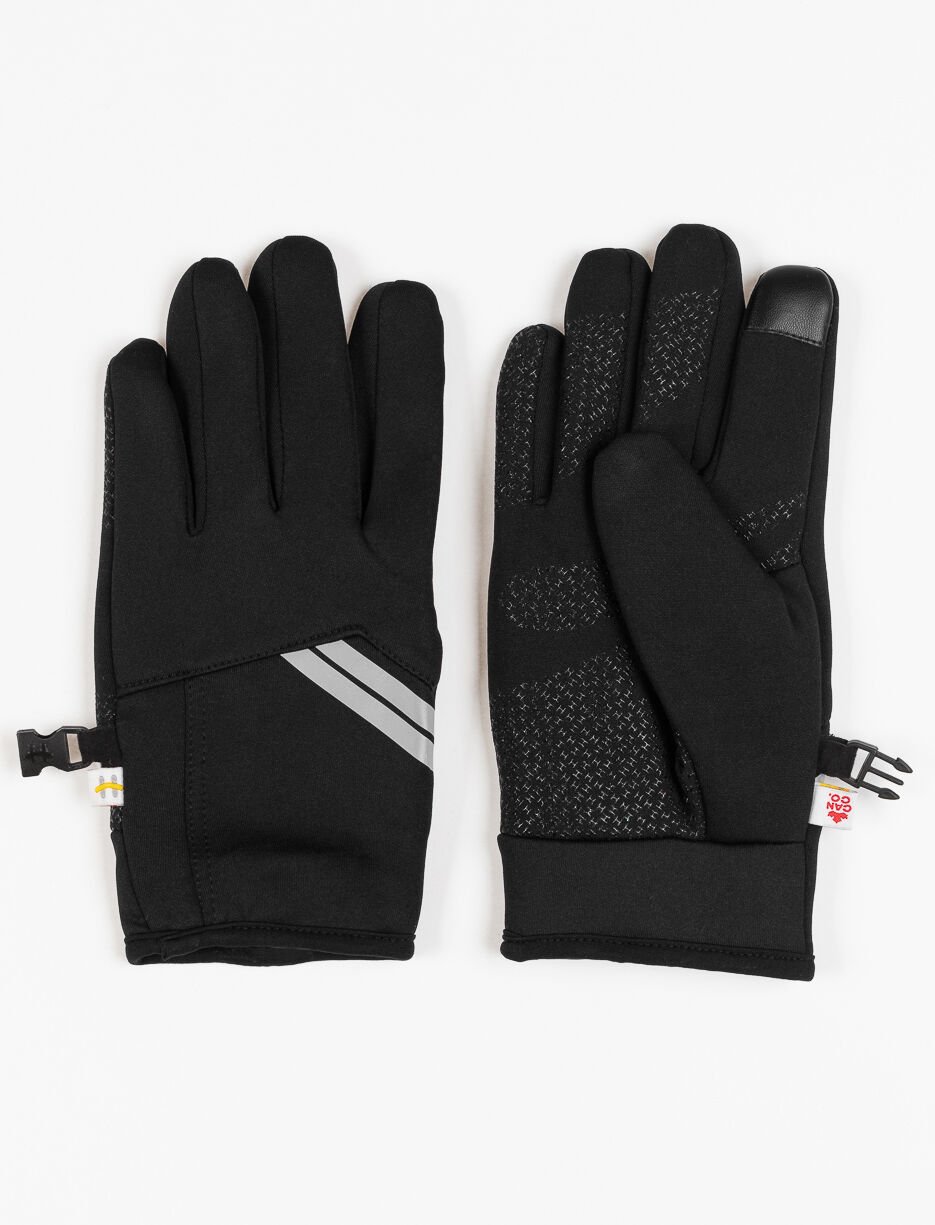 Stretch Gloves with Reflective Stripes