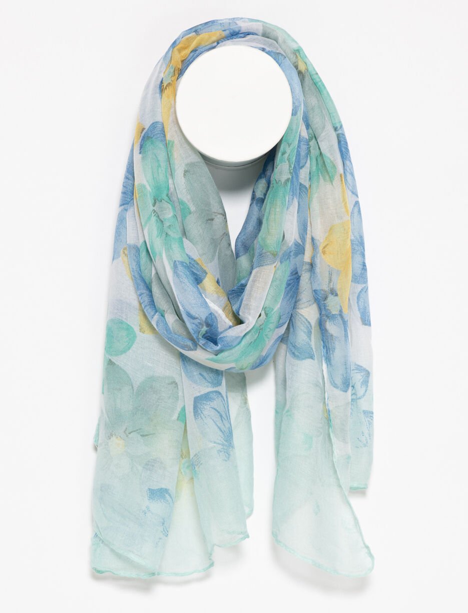 Light Floral Scarf