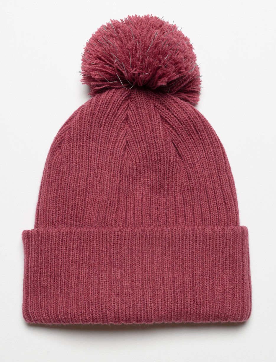 Knit Pompom Beanie - Children