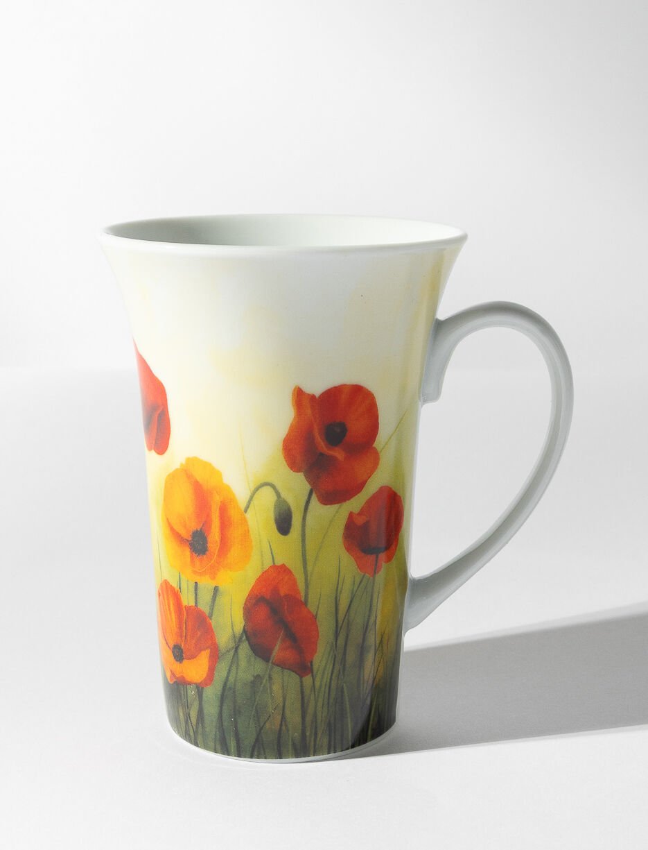 Poppy Design Porcelain Mug