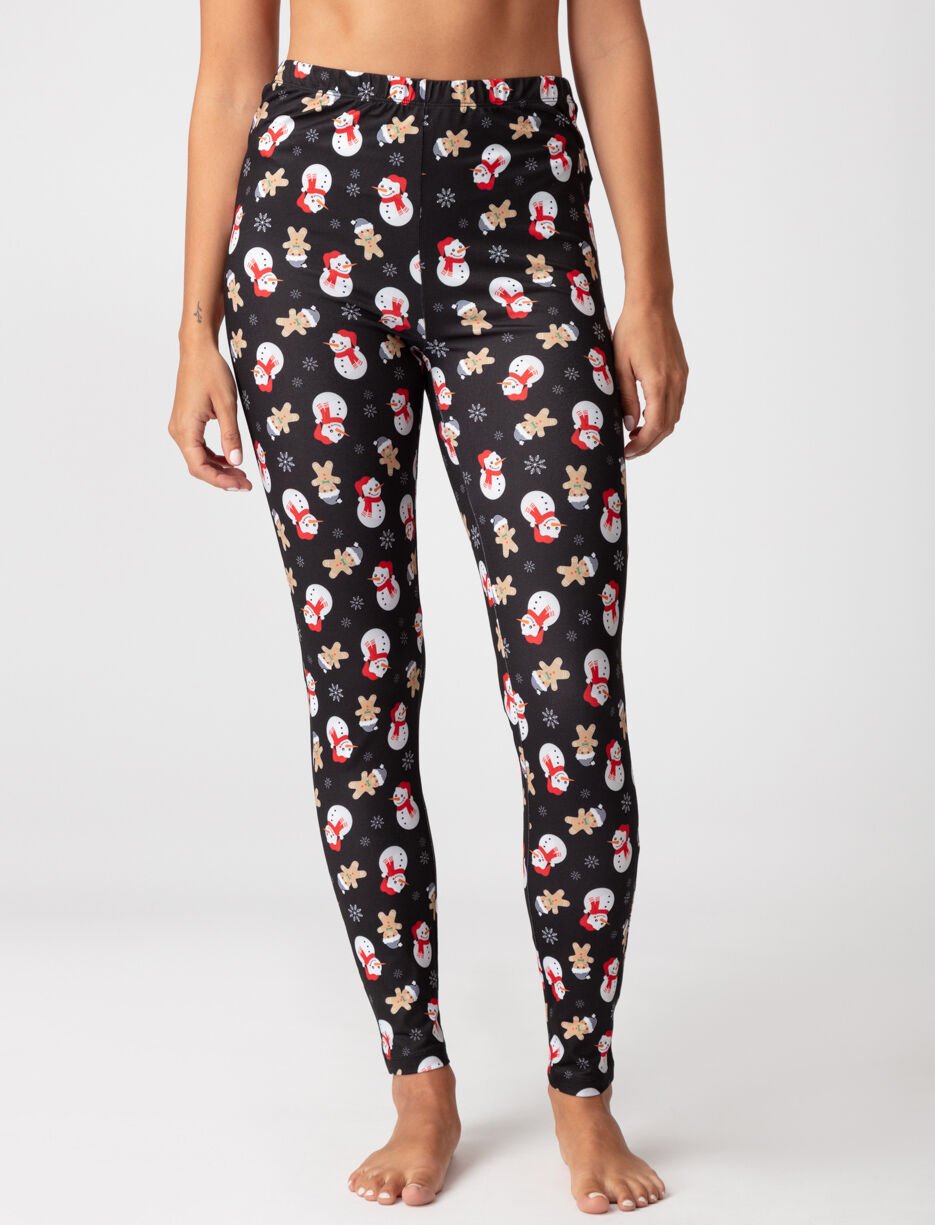 Festive-print Leggings