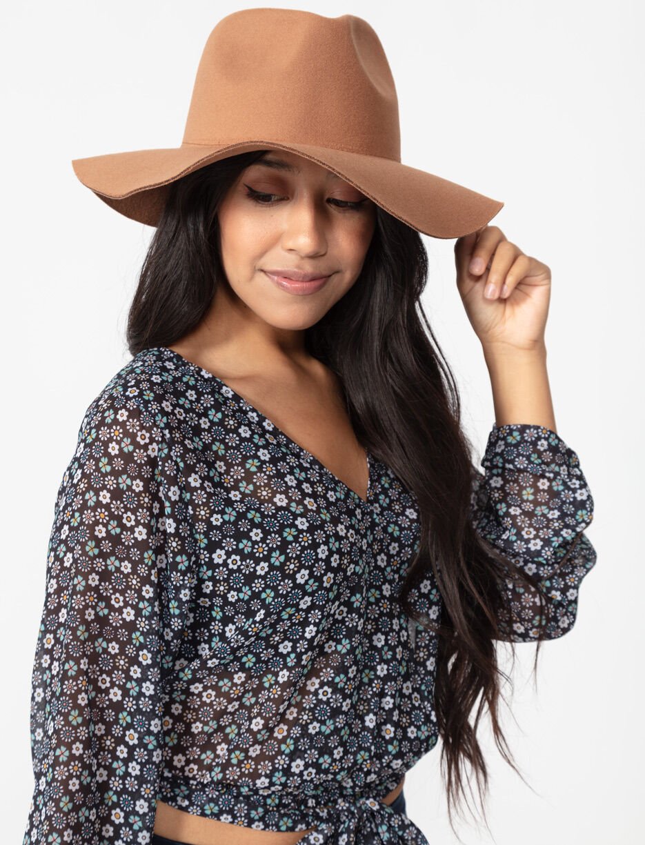 Chapeau de feutre uni