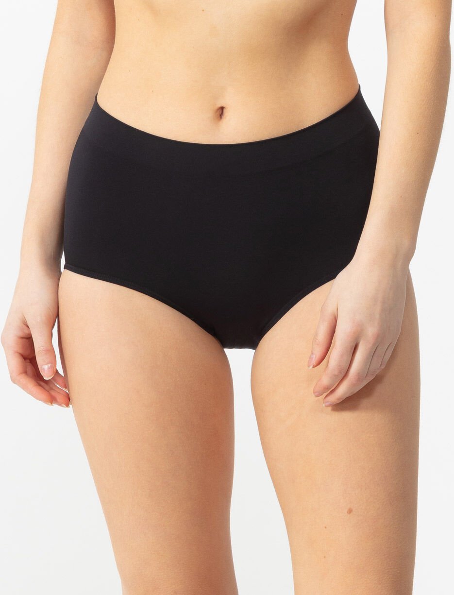 Culotte taille haute unie
