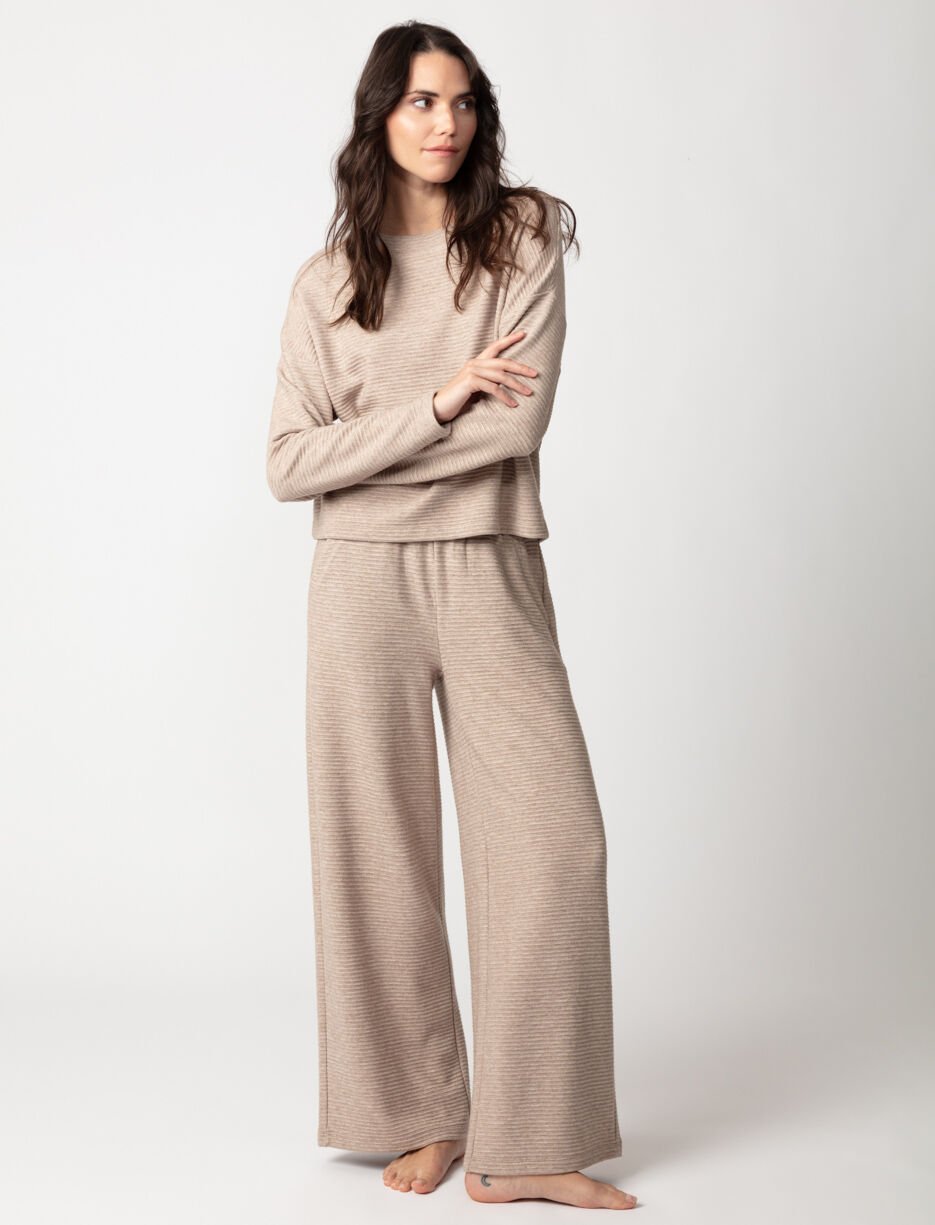 Chandail à manches longues texturé