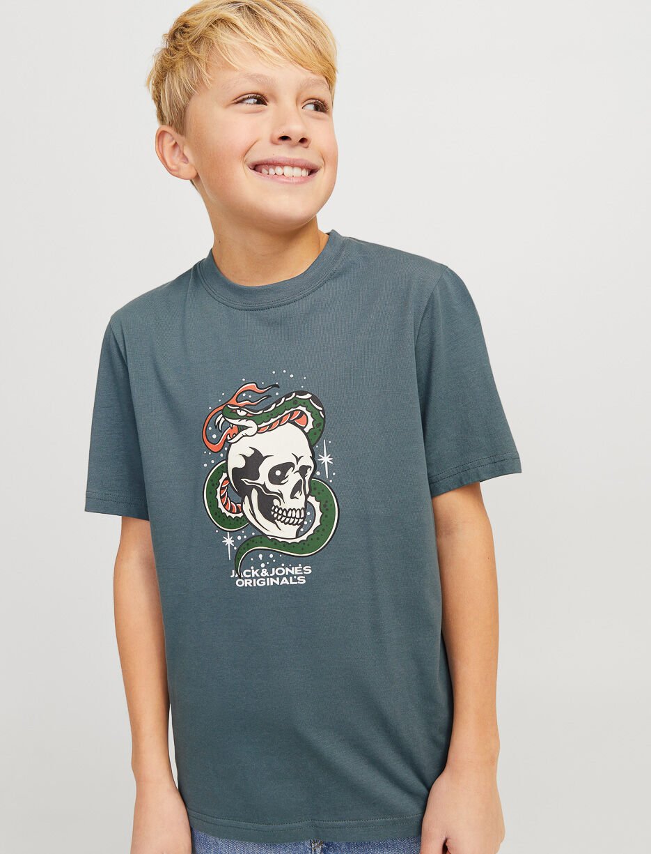 T-shirt imprimé à col rond