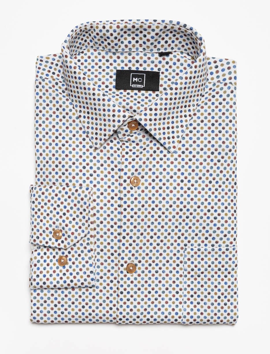 Chemise habillée à motif