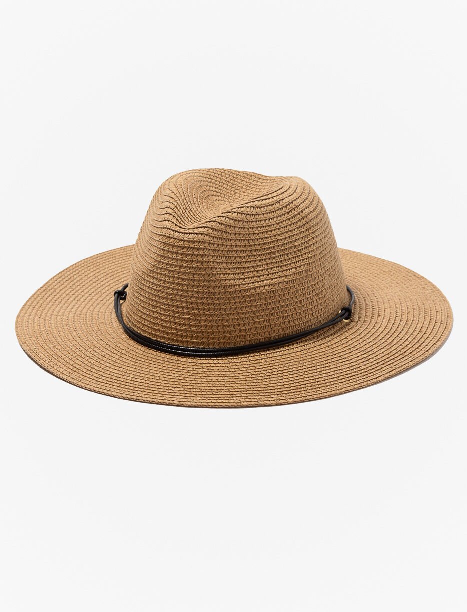 Chapeau en paille tressé