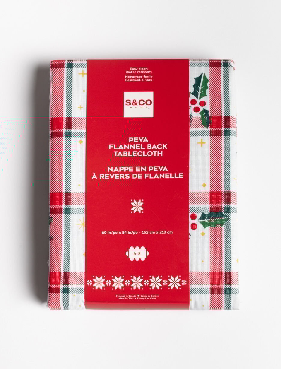Festive PEVA Tablecloth