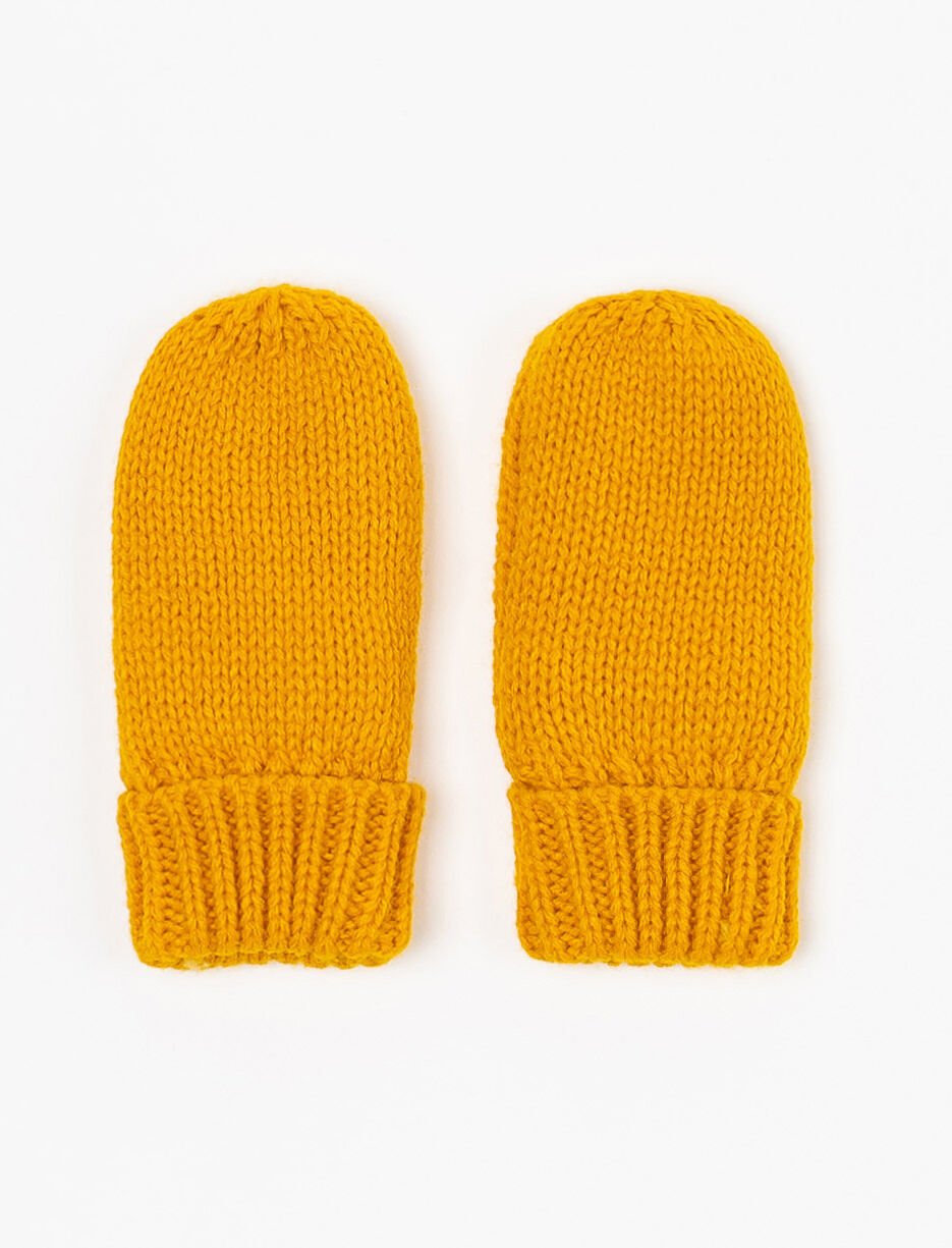Lined Knit Mittens