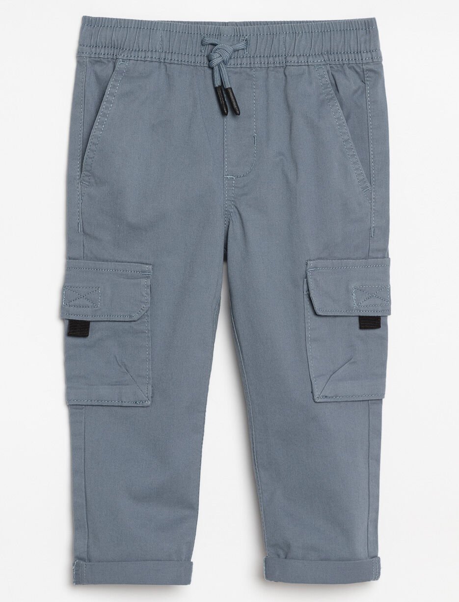 Elastic Waist Cargo Pants