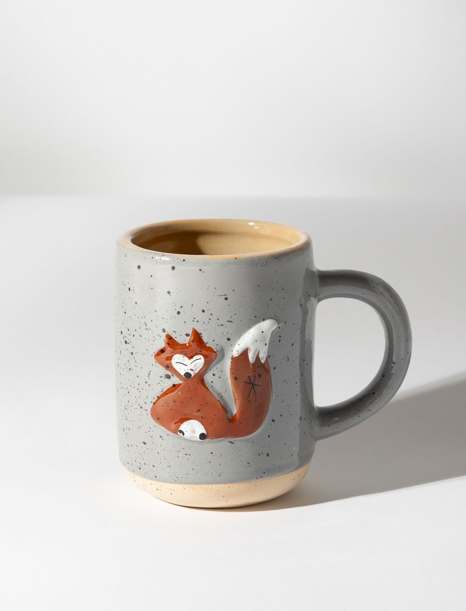 Tasse en céramique renard