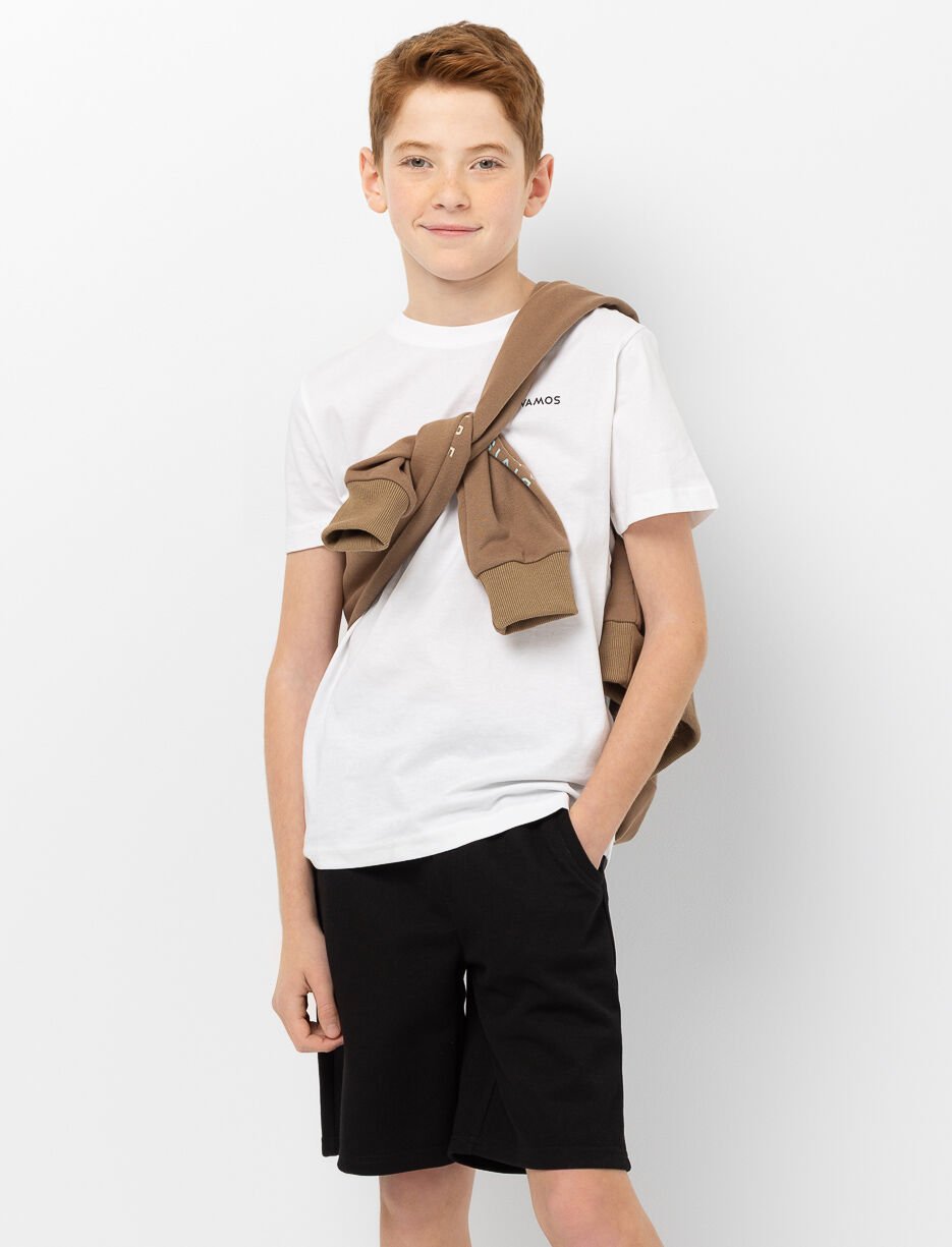 Short ouaté à taille élastique