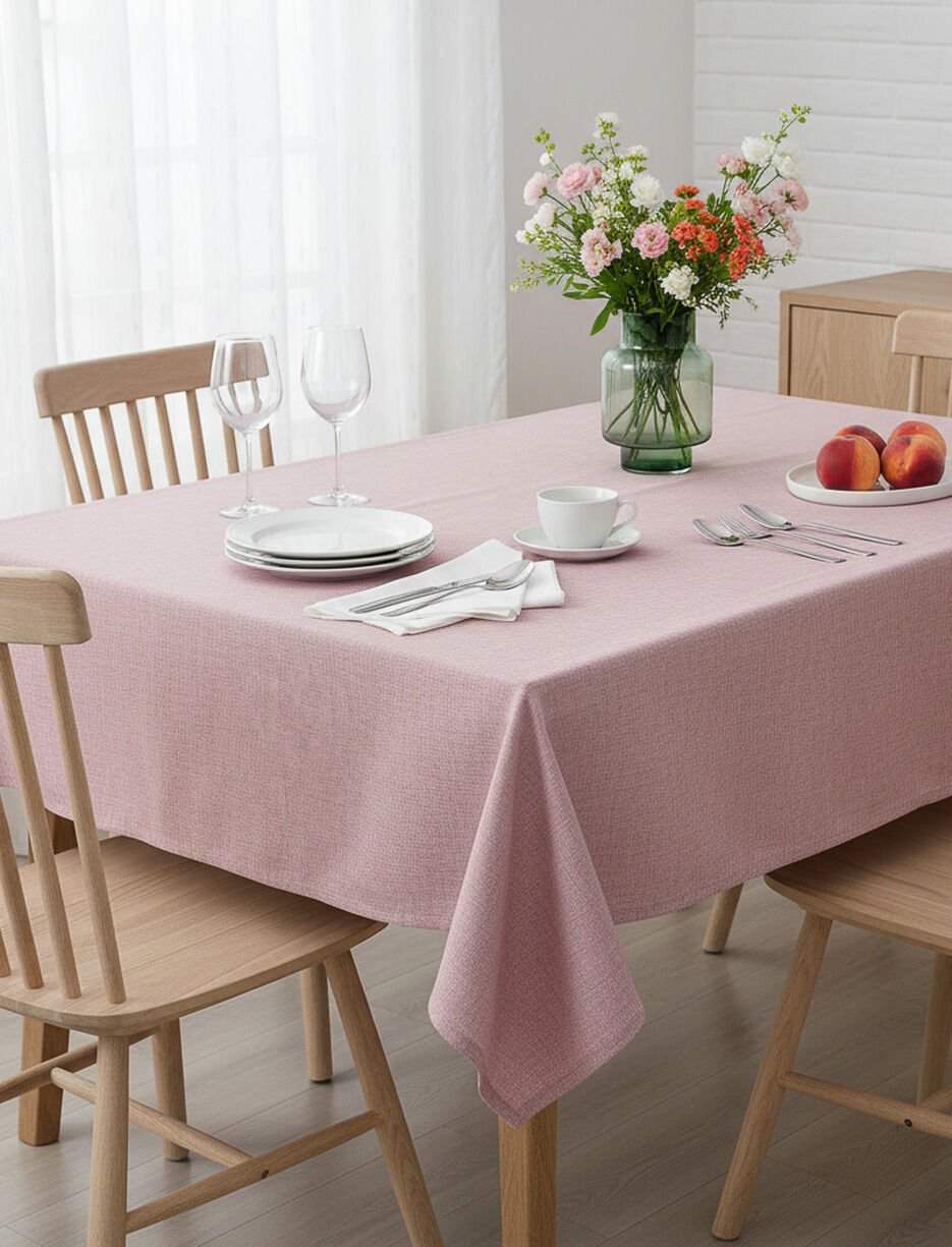 Nappe en faux lin - 55 x 86 po