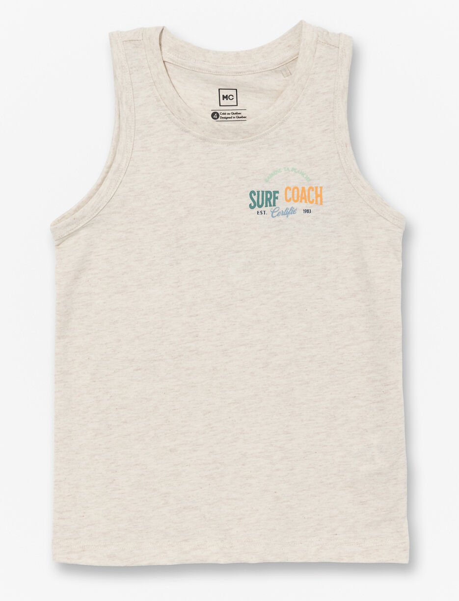 Camisole imprimée au dos - petit garçon