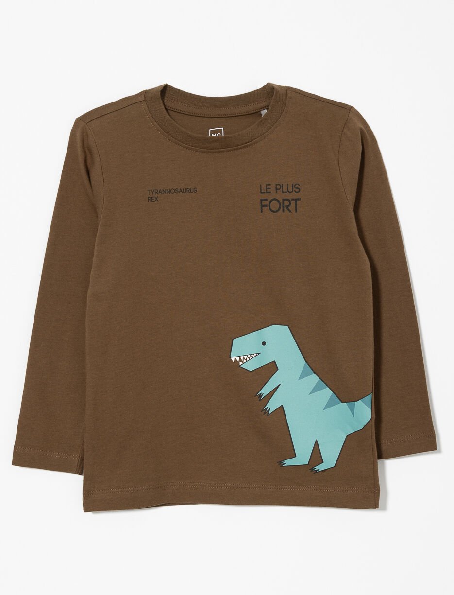 T-shirt imprimé en coton bio - petit garçon