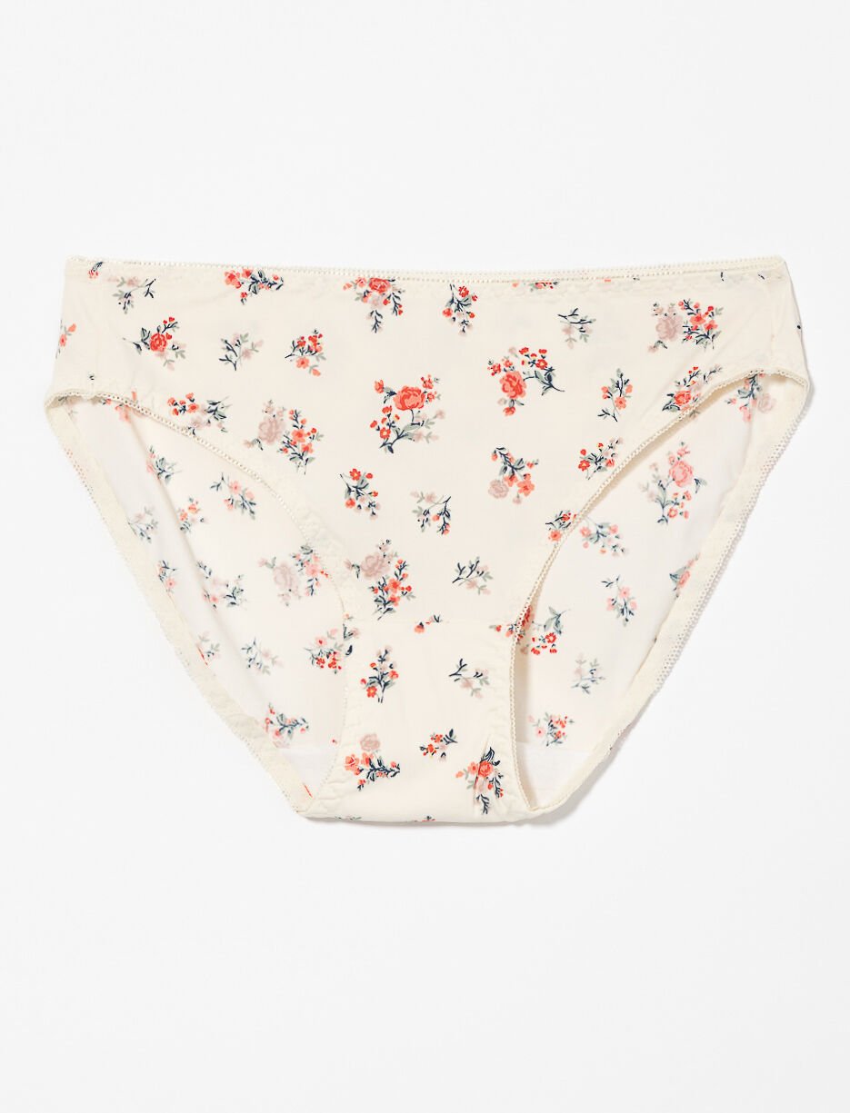 Culotte bikini imprimée