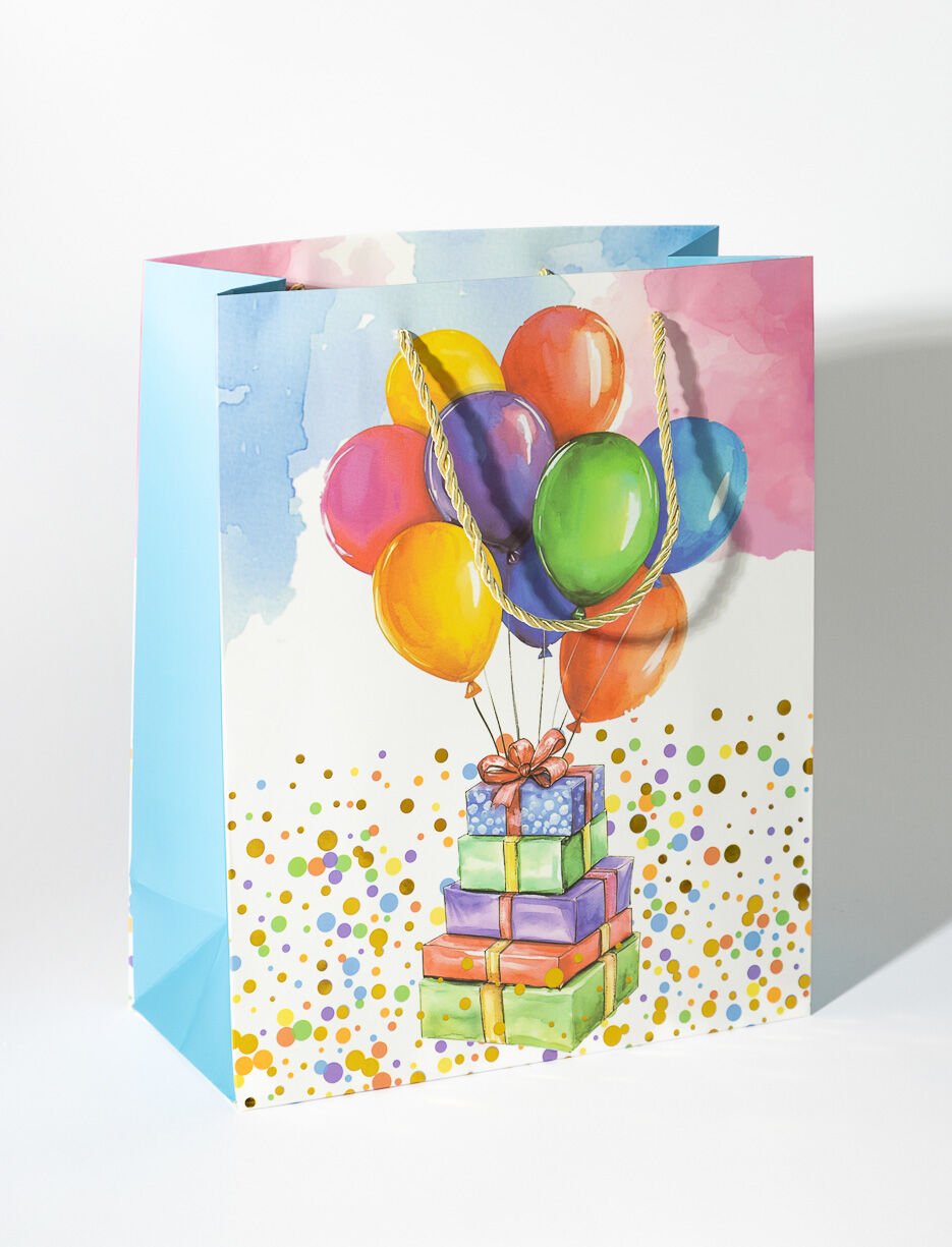 Sac cadeau g&acirc;teau moyen