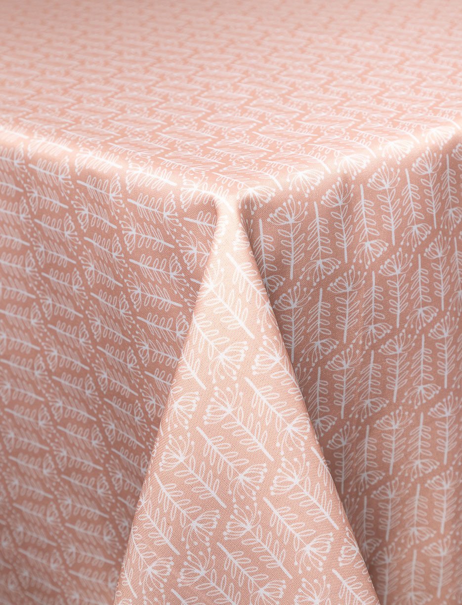 Floral Print Tablecloth - 60 x 84 in