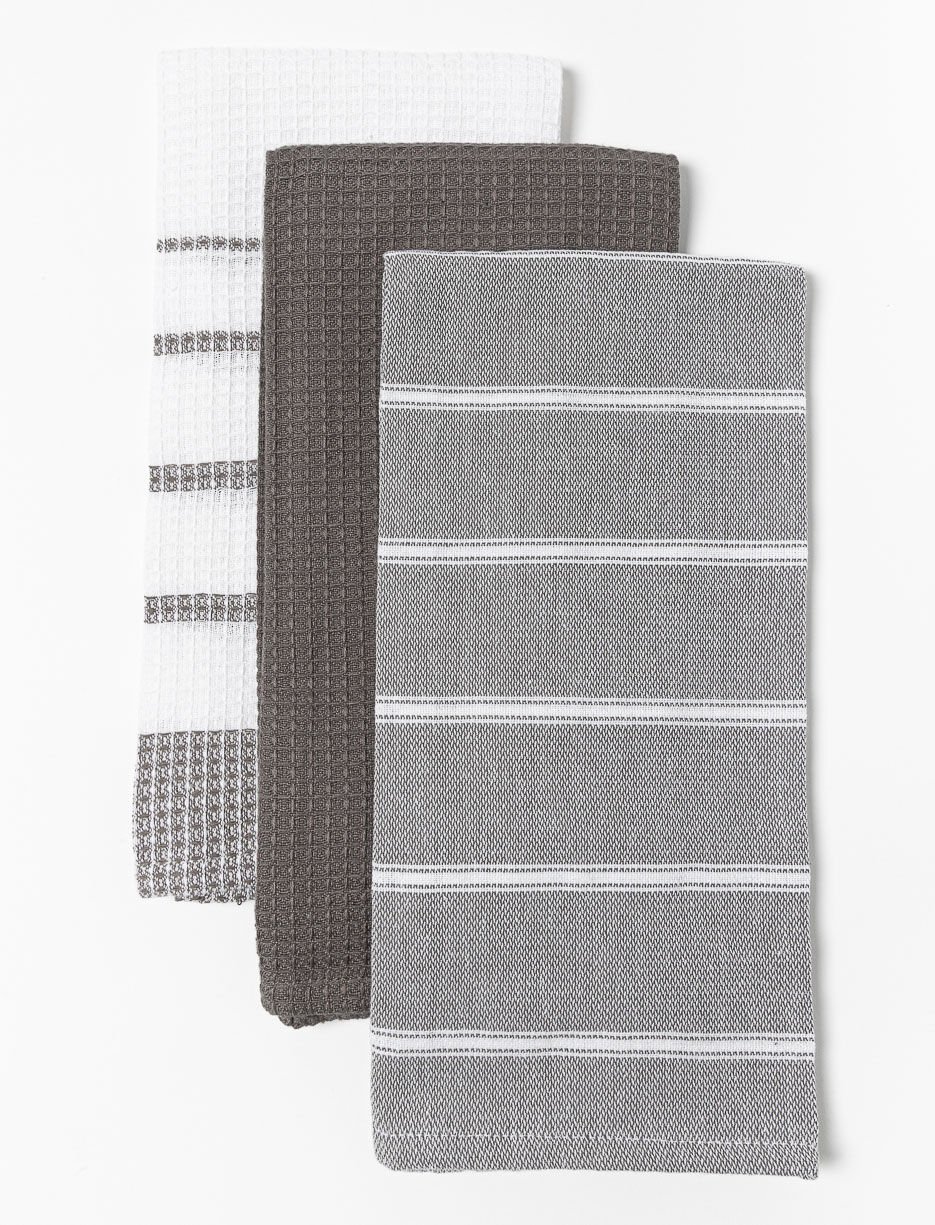 Serviettes à vaisselle texturées - paquet de 3 Serviettes à vaisselle texturées - paquet de 3