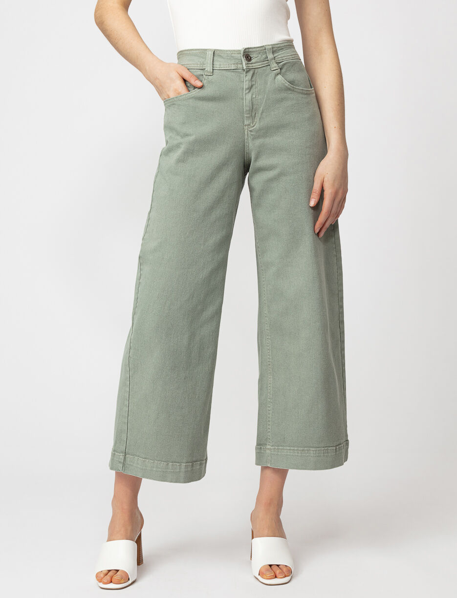 High-rise Wide-leg Jeans