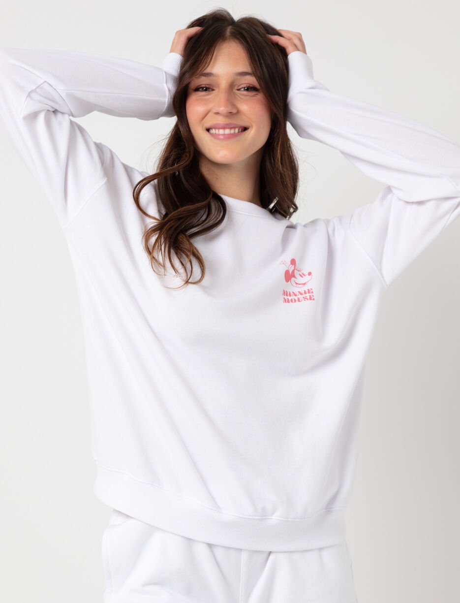 Drop-shoulder Sweater - Minnie Mouse