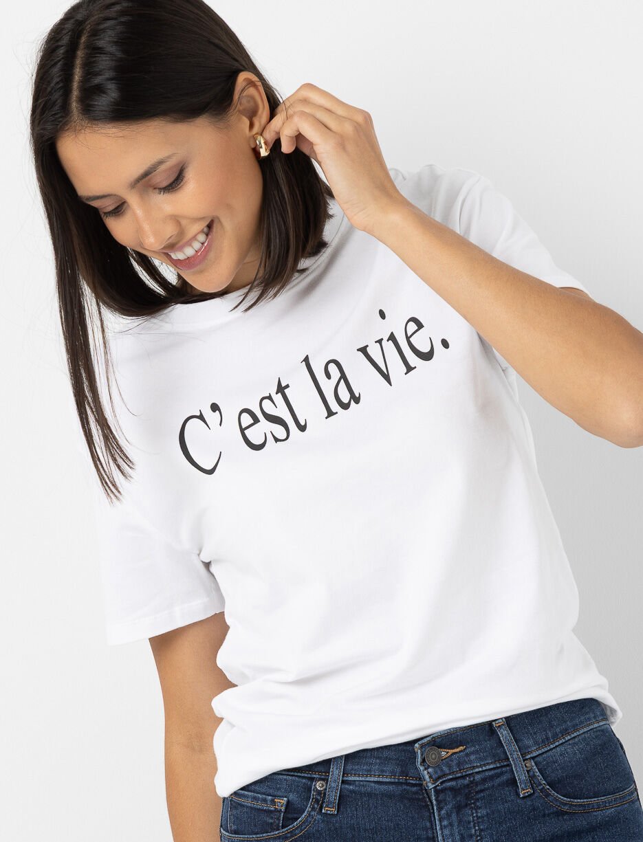 Printed Crew Neck T-shirt