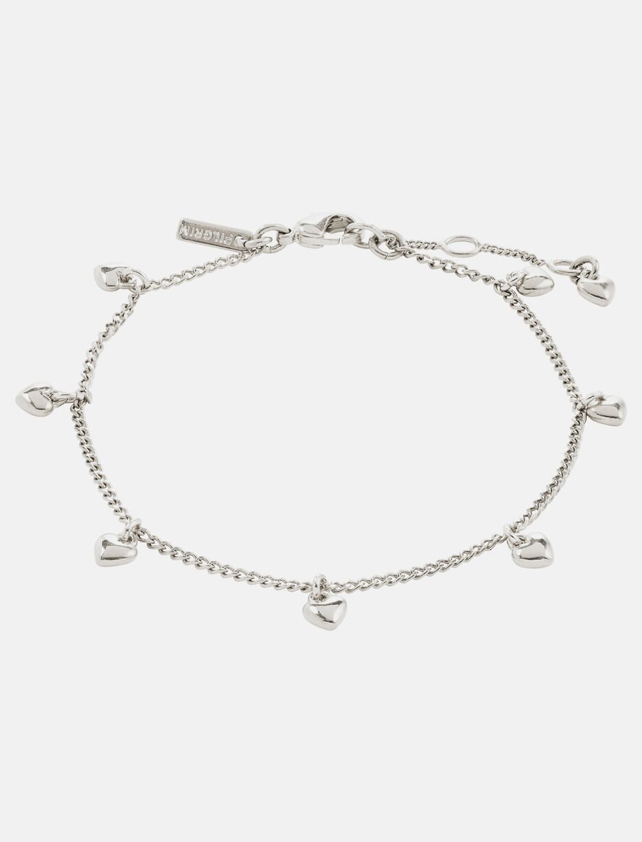 Bracelet pendentifs coeur recyclé