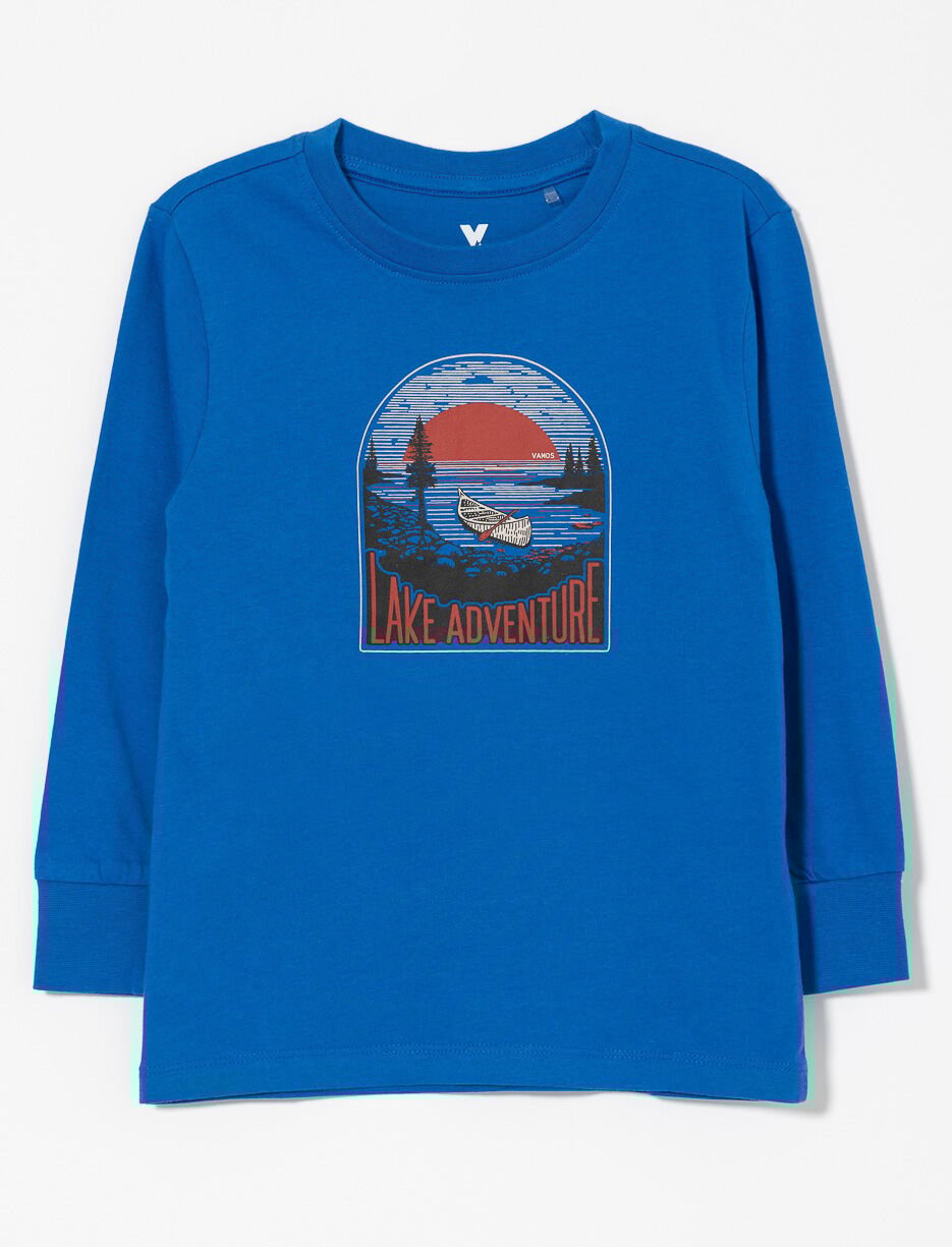 T-shirt imprimé en coton bio - petit garçon